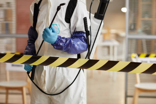 Professional Biohazard Cleanup technician working in Bellevue, MI